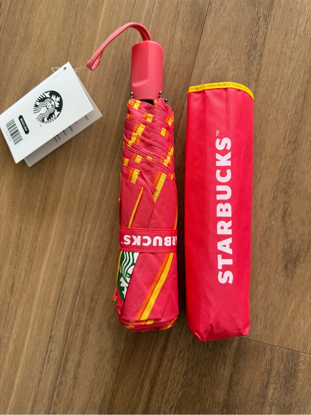 Starbucks Compact Travel Umbrella